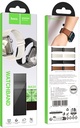 Hoco iWatch WA34 Basic series two-section double magnetic buckle silicone leather strap(38/40/41/42mm) Black