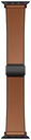 Hoco iWatch WA34 Basic series two-section double magnetic buckle silicone leather strap(38/40/41/42mm) Brown