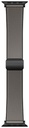 Hoco iWatch WA34 Basic series two-section double magnetic buckle silicone leather strap(38/40/41/42mm) Dark Grey