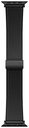 Hoco iWatch WA34 Basic series two-section double magnetic buckle silicone leather strap(44/45/46/49mm) Black