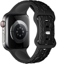 Hoco iWatch WA30 Flexible series 3D solid color silicone strap (44/45/46/49mm) Black