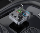 Hoco E86 Alegria 48W dual port PD30W+QC3.0 car BT FM transmitter Black
