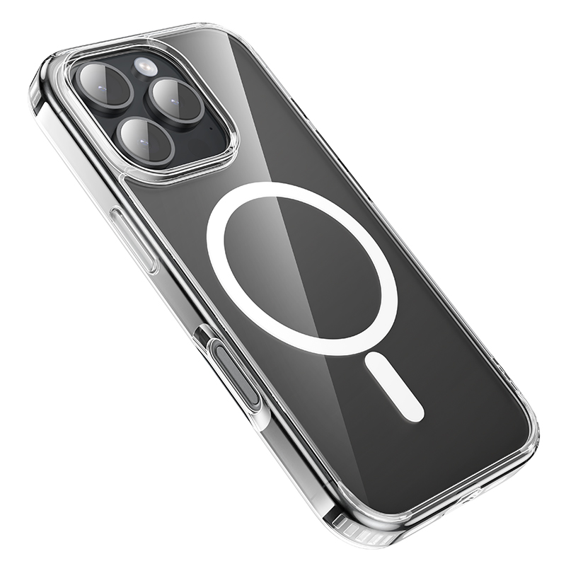 Hoco Dg27 Ip16 Pro Ultra-Thin Magnetic Protective Cover, Frosted Transparent