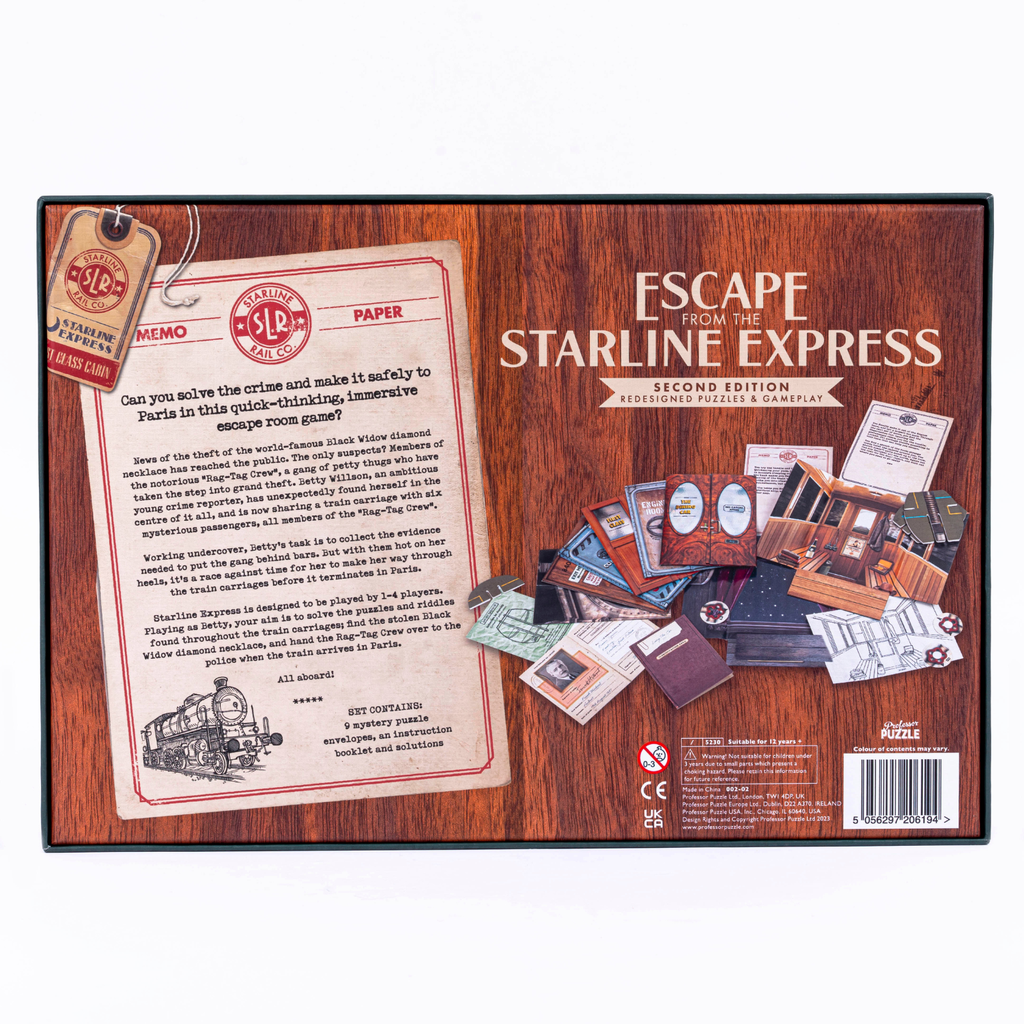 Professor Puzzle - Escape From The Starline Express