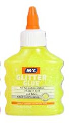 Glue Glitter 100ML Flakes Assorted 932-4-AST