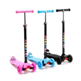 3 Wheel Kick Scooter for Toddlers Girls & Boys, Adjustable Height