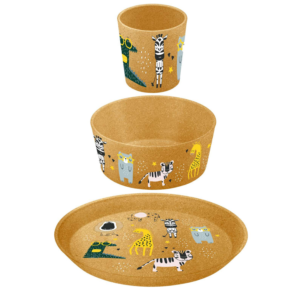 Connect Zoo Small Plate + Bowl + Cup