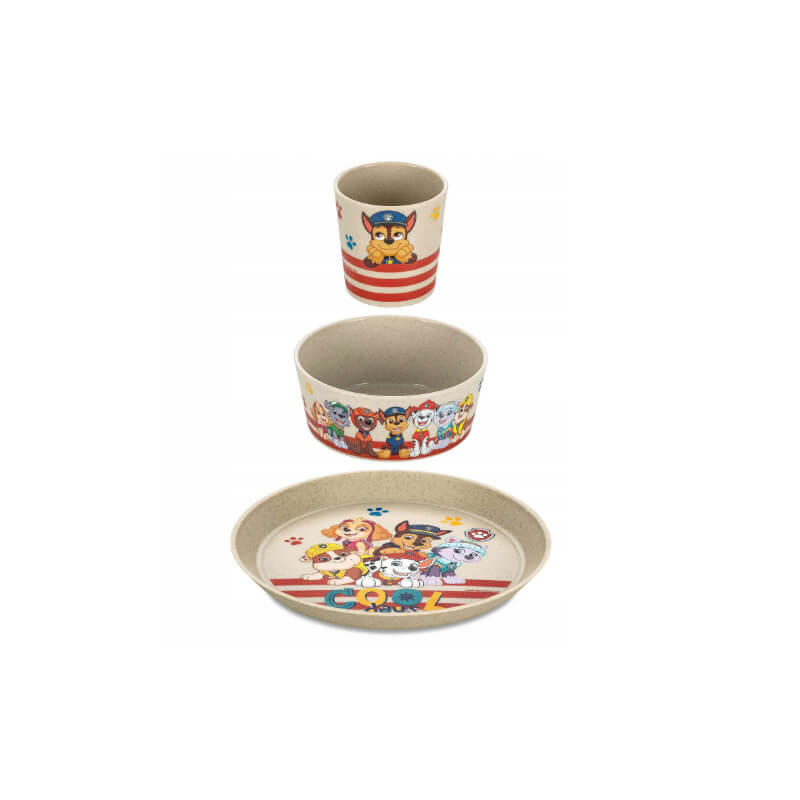 Connect Paw Patrol Small Plate + Bowl + Cup 8040713