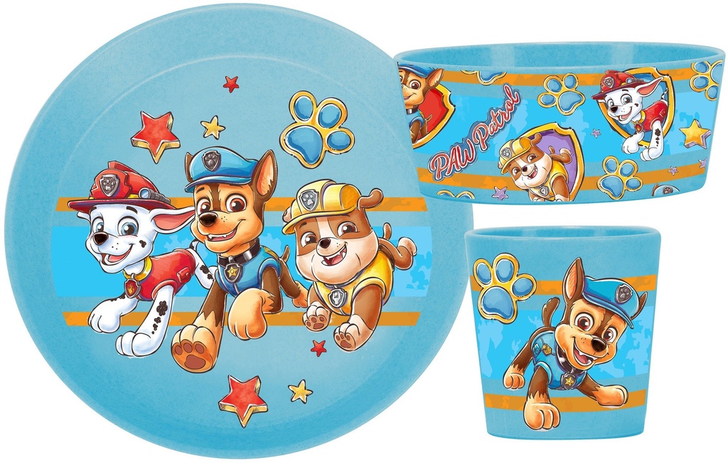 Connect Paw Patrol Small Plate + Bowl + Cup 8041714