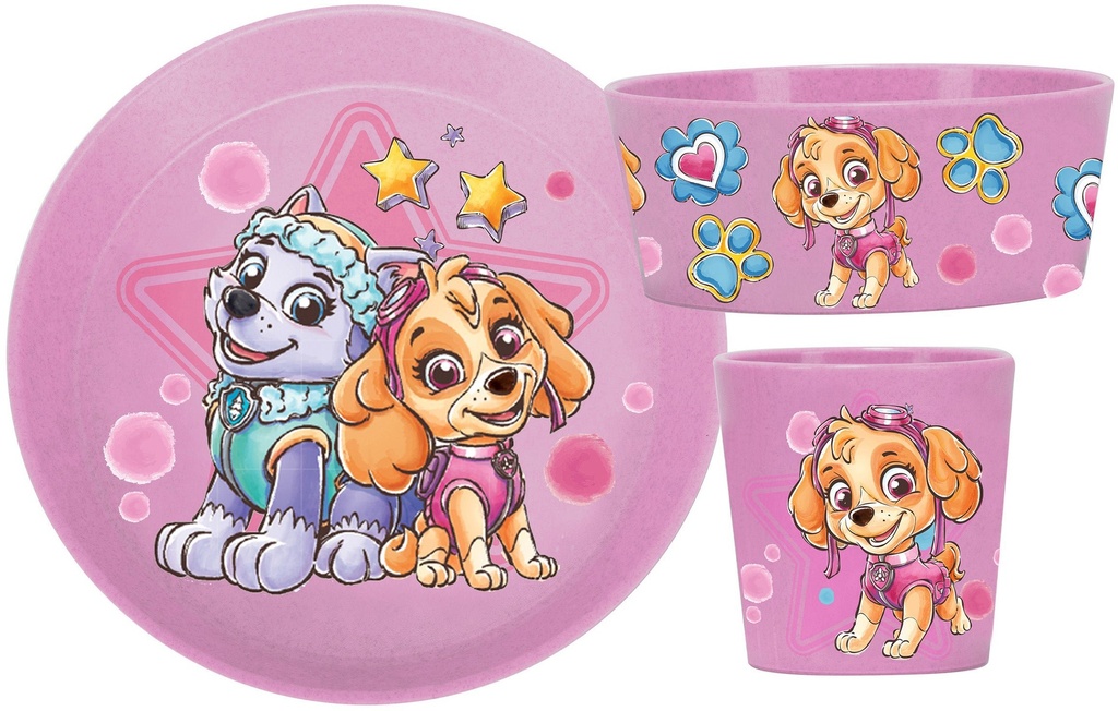 Connect Paw Patrol Small Plate + Bowl + Cup 8042715