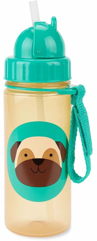 Skip Hop Zoo Straw Bottle Pug