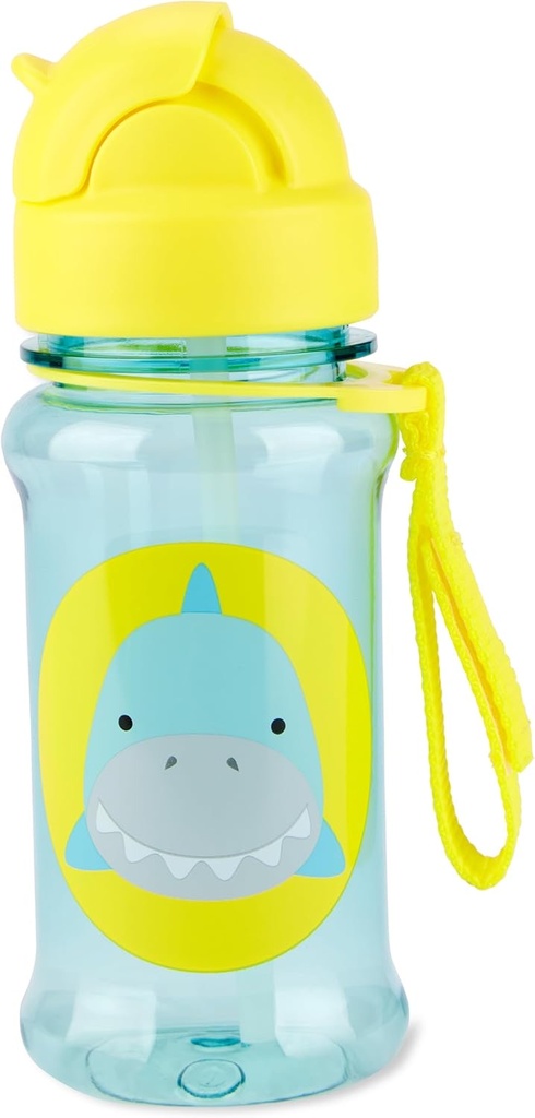 Skip Hop Zoo Tritan Straw Bottle Shark