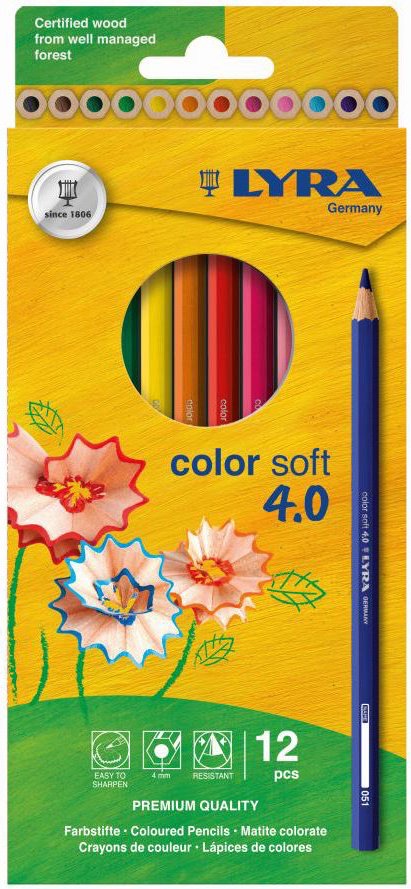 Color Pencil Set Of 12 Hixig Color Soft 