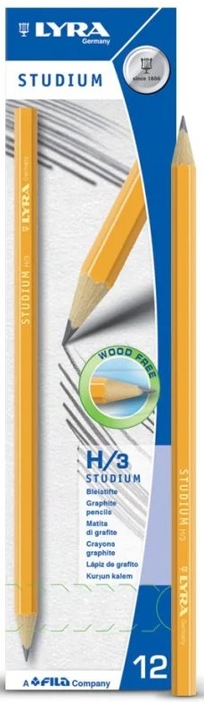 Penci With Eraser HB Packet of 12  STUDIUM LYRA 