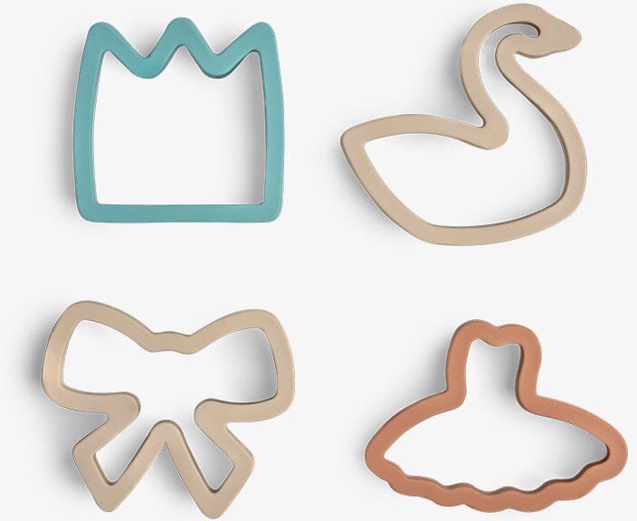 Citron Sandwich Cutters Set Of 4 Ballerina