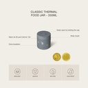 Citron Ss Food Jar 350Ml Spaceship