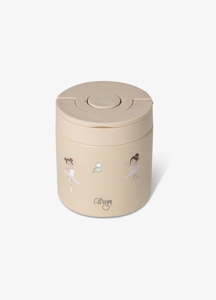 Citron Ss Food Jar 350Ml Ballerina
