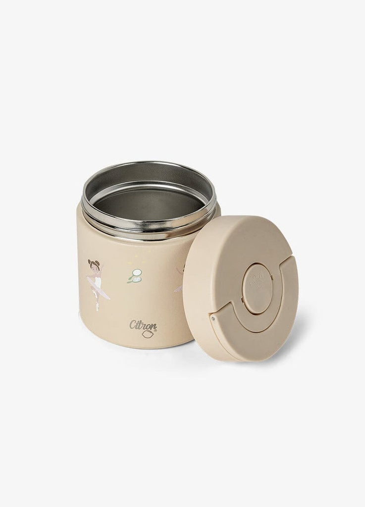 Citron Ss Food Jar 350Ml Ballerina