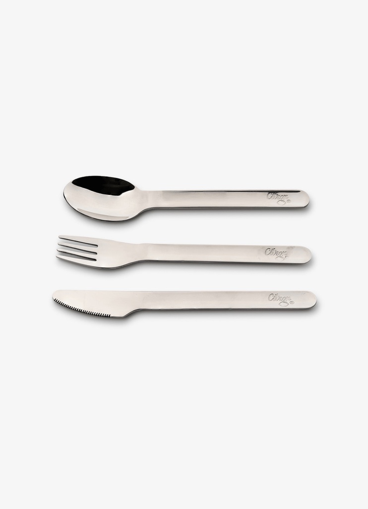 Cutlery Set Silicone Dusty Blue