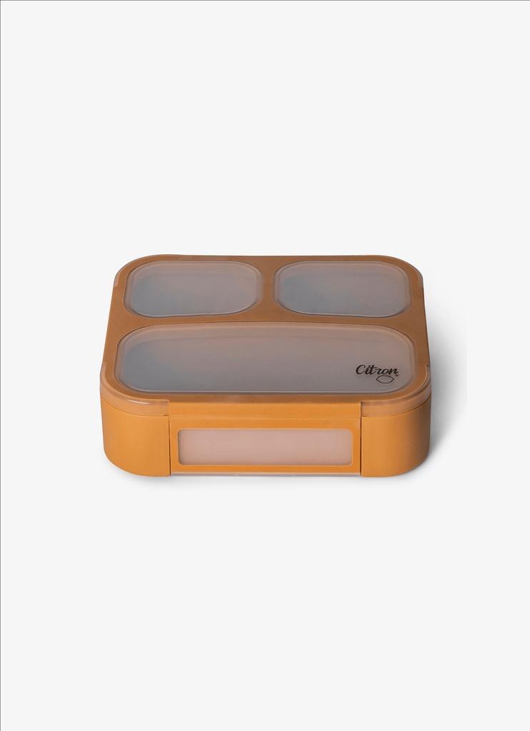 Lunchbox with Fork and Spoon Caramel