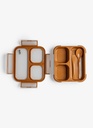 Lunchbox with Fork and Spoon Caramel