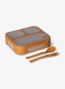 Lunchbox with Fork and Spoon Caramel