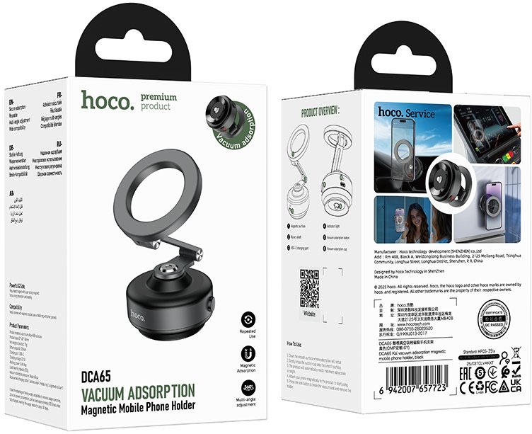 Hoco DCA65 Kai Vacum Adsorption Magnetic Holder