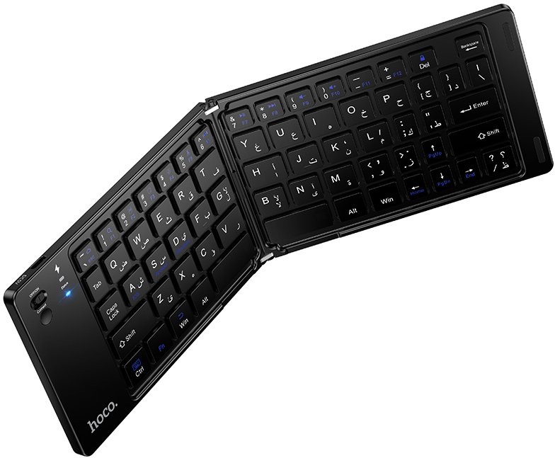 Hoco Dl81 Wireless Bt Folding Keyboard Arabic