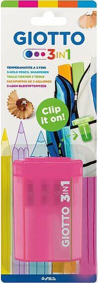 Sharpeners 3 Blister   Giotto 3In1