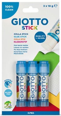 Glue Stick 10G Set Of 3, White - Giotto Stick