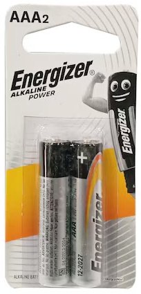 Energizer AAA Alkaline Battery E92 Pack of 2