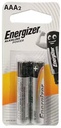 Energizer AAA Alkaline Battery E92 Pack of 2