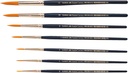 Faber-Castell Synthetic Hair Paint Brushes Round Assorted Set Of 7