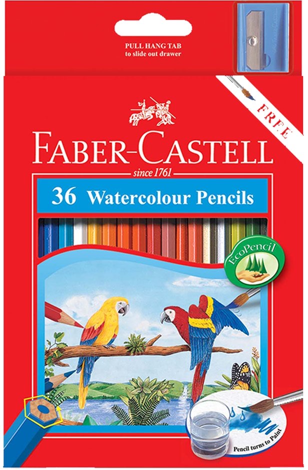 Fc Parrot Water Colour Pencils 36 Colour