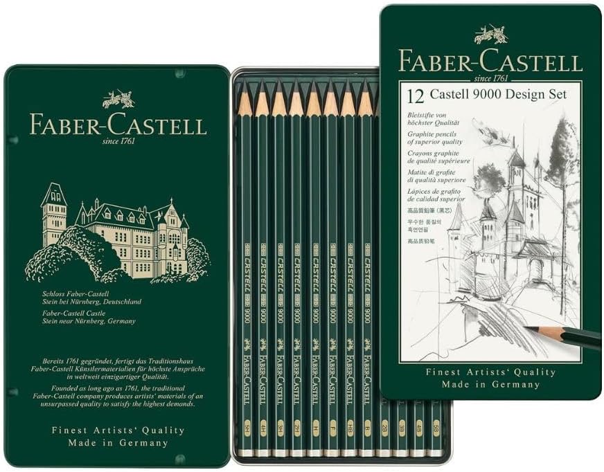 Fc 9000 Graphite Pencil Design Set 12Pc Ft