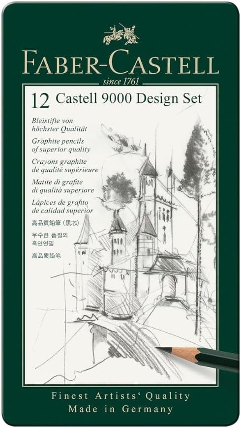 Fc 9000 Graphite Pencil Design Set 12Pc Ft