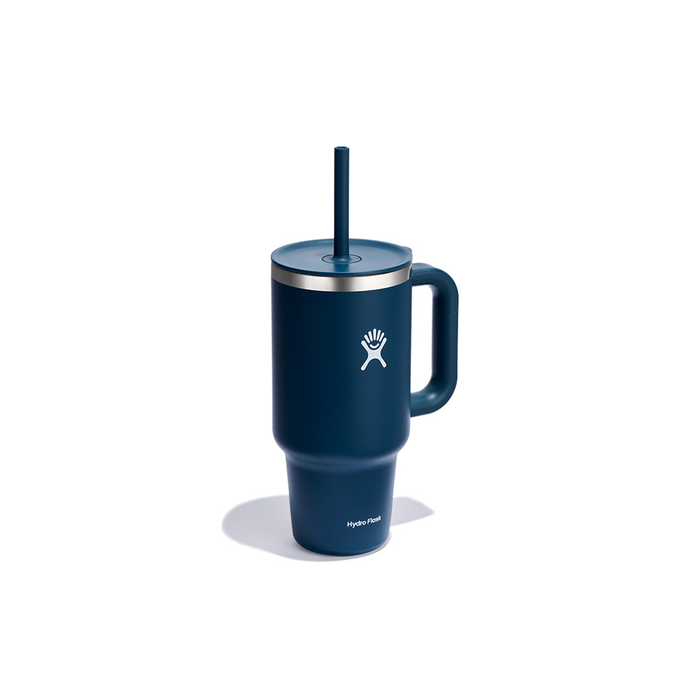 Travel Tumbler 950ml Indigo w/Straw