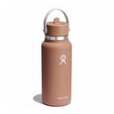 Vacuum Bottle 950Ml Sandy Wm W/Straw