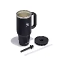 Travel Tumbler 1.2L Black w/ Straw
