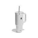 Travel Tumbler 1.2L White W/Straw