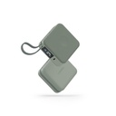 Energea Magpac Mini Plus 10000Mah Magsafe Compatible Power Bank With Built-In C Cables & Display - Sage