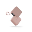Energea Magpac Mini Plus 10000Mah Magsafe Compatible Power Bank With Built-In C Cables & Display - Pink
