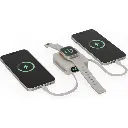 Energea Magpac Mini Plus 10000Mah Magsafe Compatible Power Bank With Built-In C Cables & Display - Sand