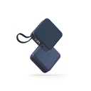 Energea Magpac Mini Plus 10000Mah Magsafe Compatible Power Bank With Built-In C Cables & Display - Blue