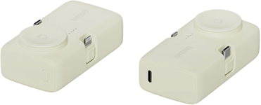 Bazic Gopower Koda, 3In1 5000Mah Foldable Usb-C / Lightning Pin Powerbank With Apple Watch Charger - Pistachio