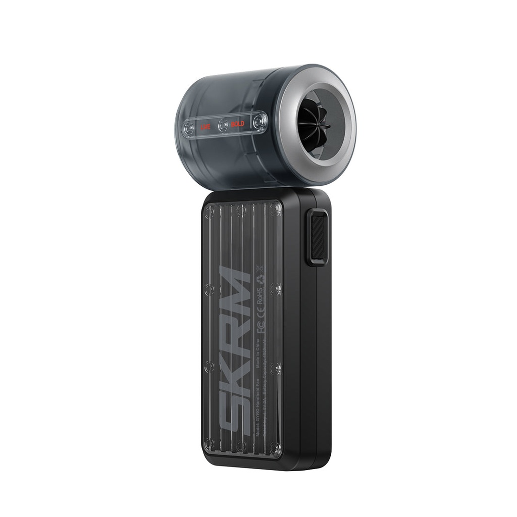 Skinarma Portable Handheld Fan 4,000 Mah Gyro Black