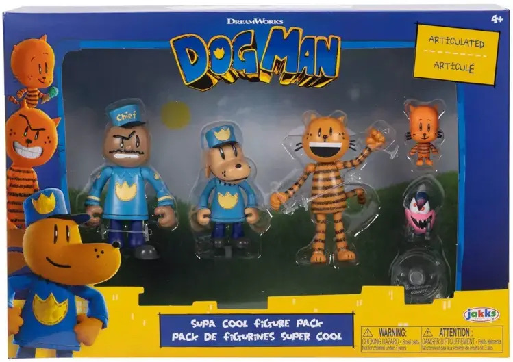Dog Man Fig 2.5" Multi Pack