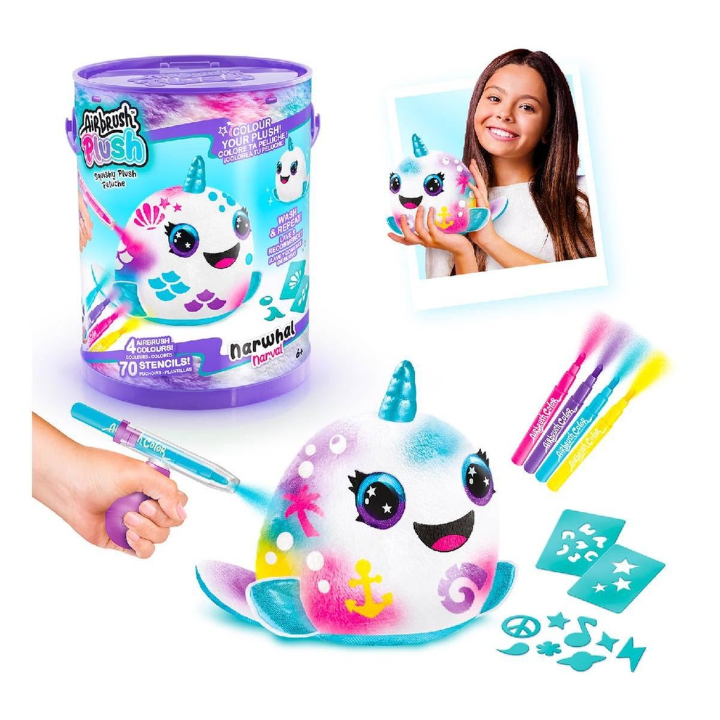 Airbrush Plush - Squish Pals Paint Can