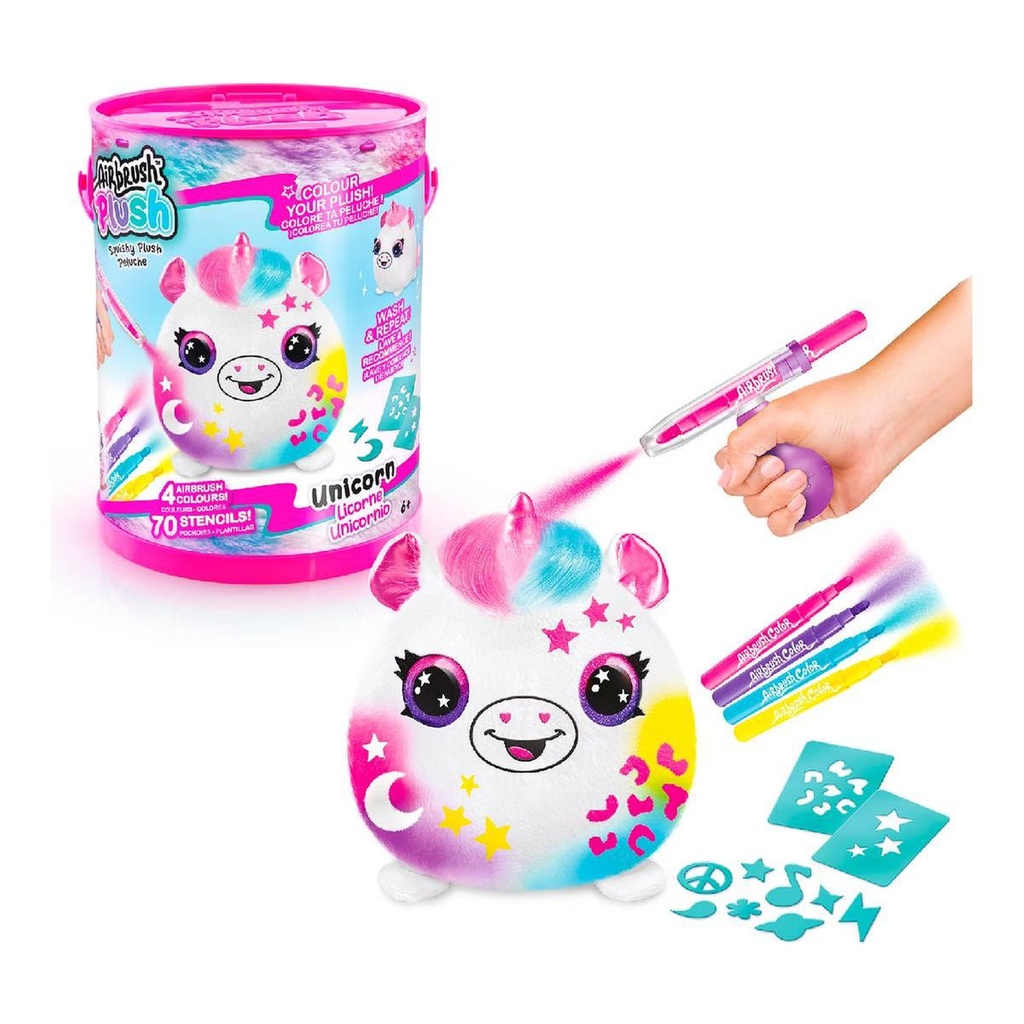 Airbrush Plush - Squish Pals Paint Can