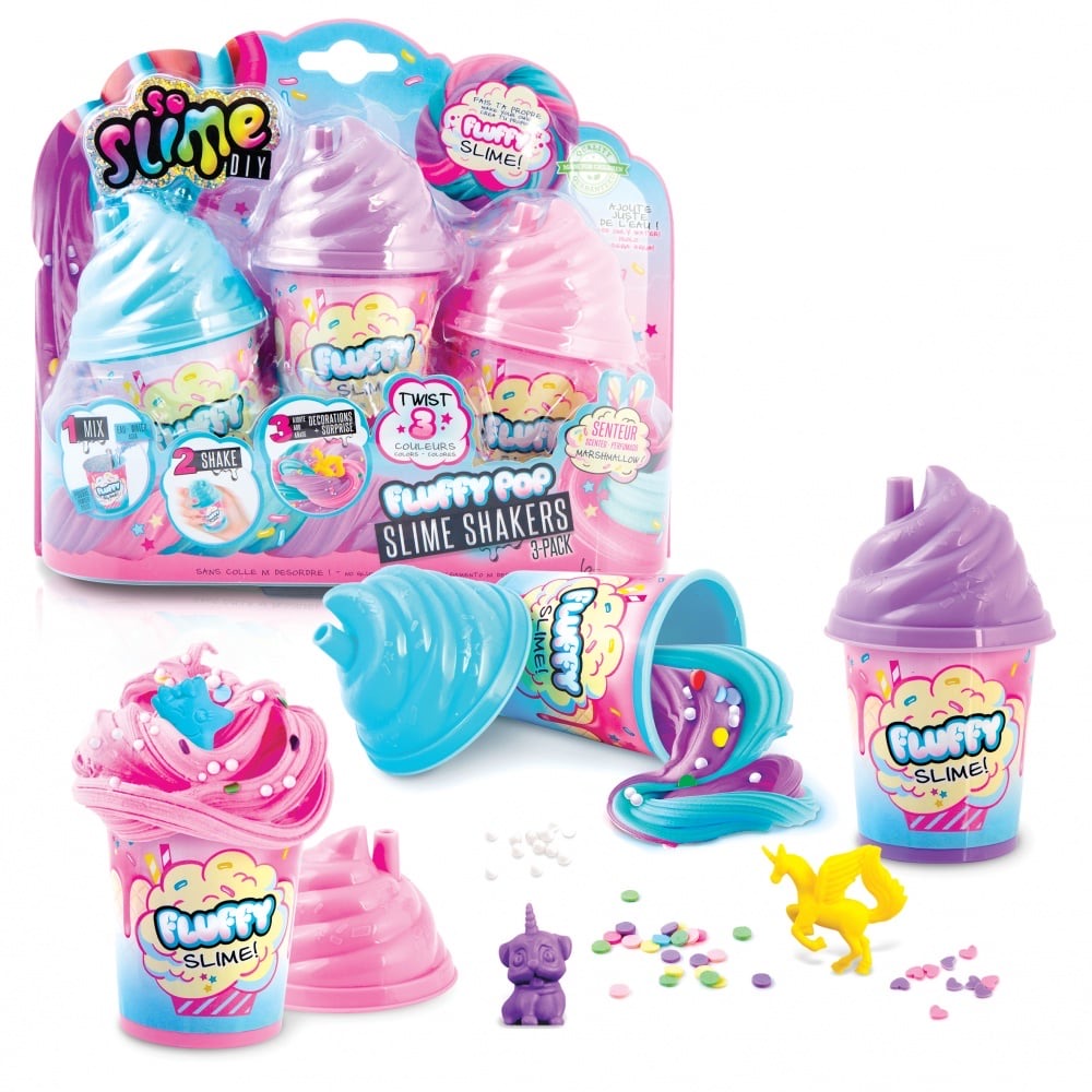 Slime Shaker Fluffy 3-Pack